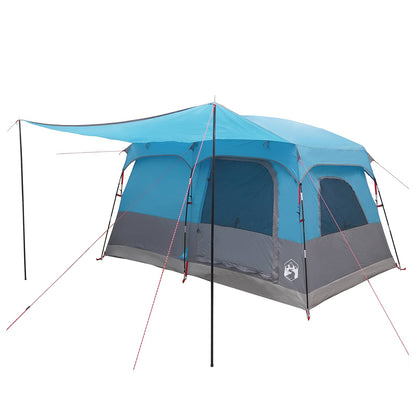 vidaXL Family Tent with Roof Blue 320 x 210 x 180 cm Polyester