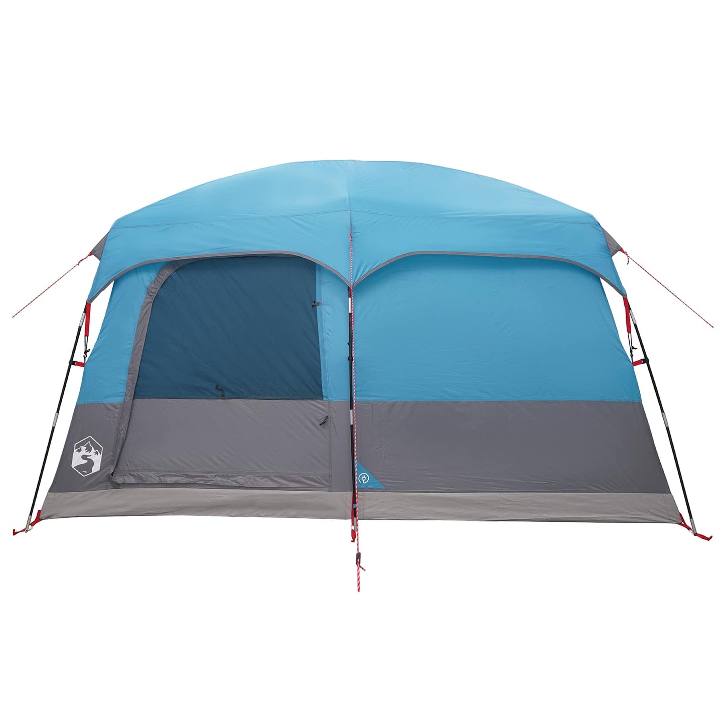 vidaXL Family Tent with Roof Blue 320 x 210 x 180 cm Polyester