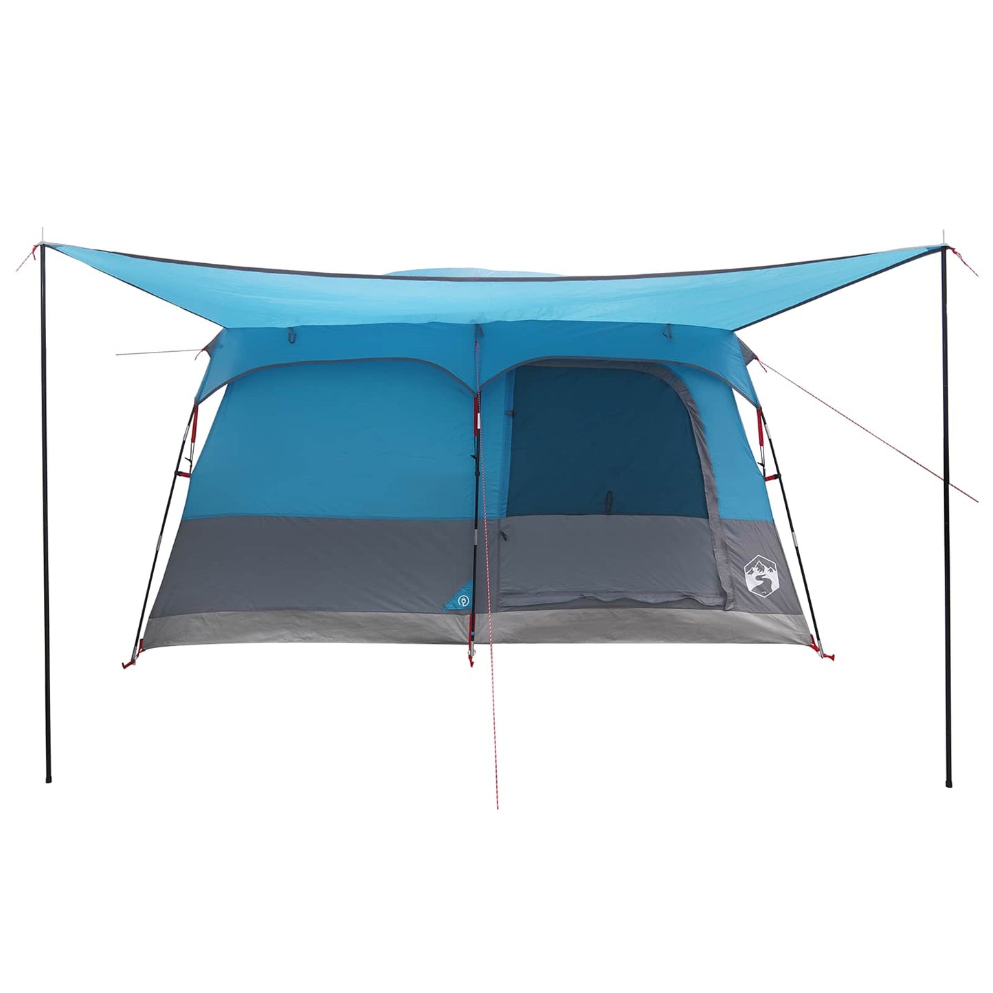 vidaXL Family Tent with Roof Blue 320 x 210 x 180 cm Polyester