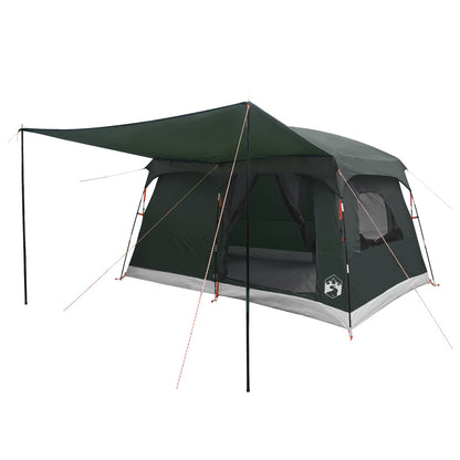 vidaXL Family Tent with Roof Army Green 320 x 210 x 180 cm Polyester