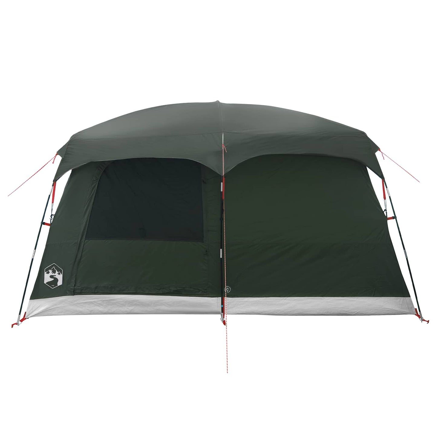vidaXL Family Tent with Roof Army Green 320 x 210 x 180 cm Polyester