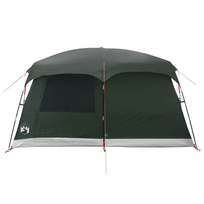 vidaXL Family Tent with Roof Army Green 320 x 210 x 180 cm Polyester