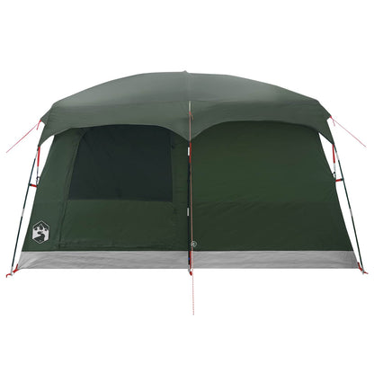 vidaXL Family Tent with Roof Army Green 380 x 260 x 190 cm Polyester