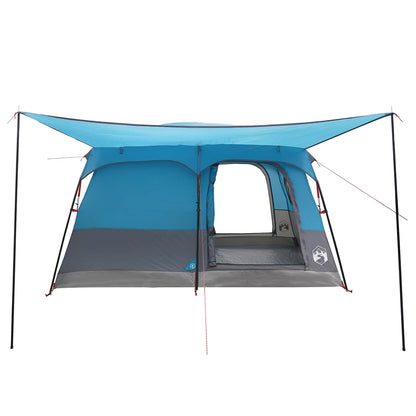 vidaXL Family Tent Blue 420 x 305 x 200 cm Polyester and Steel