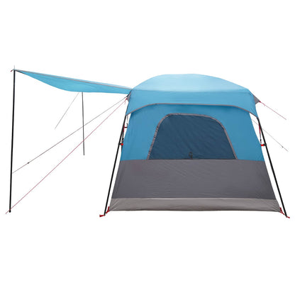 vidaXL Family Tent Blue 420 x 305 x 200 cm Polyester and Steel