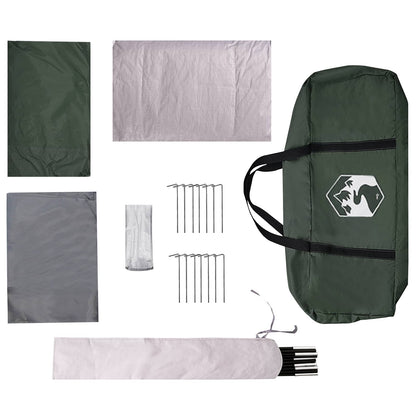 vidaXL Family Tent Army Green 420 x 305 x 200 cm Polyester and Steel