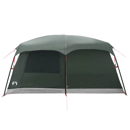 vidaXL Family Tent Army Green 420 x 305 x 200 cm Polyester and Steel
