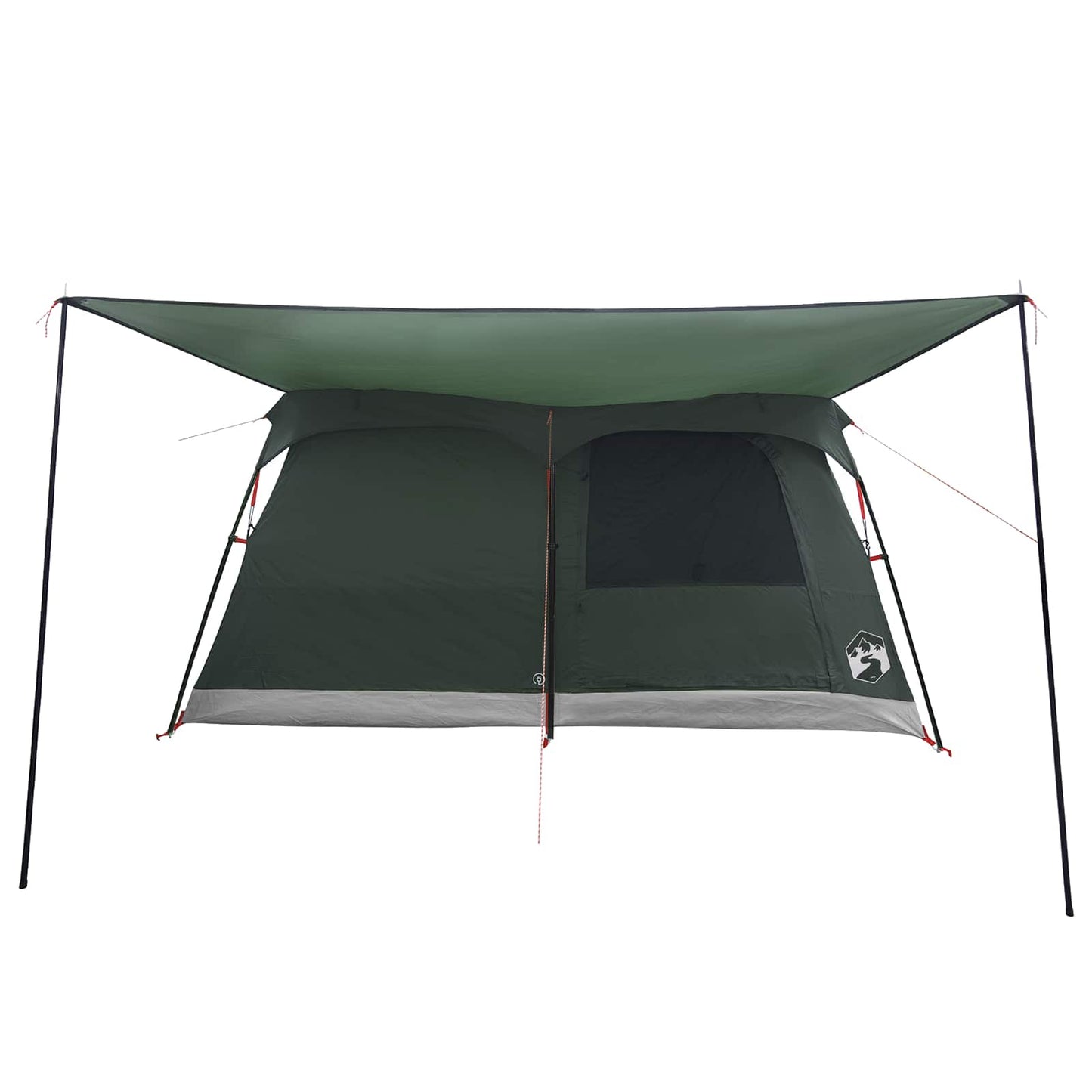 vidaXL Family Tent Army Green 420 x 305 x 200 cm Polyester and Steel