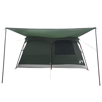 vidaXL Family Tent Army Green 420 x 305 x 200 cm Polyester and Steel