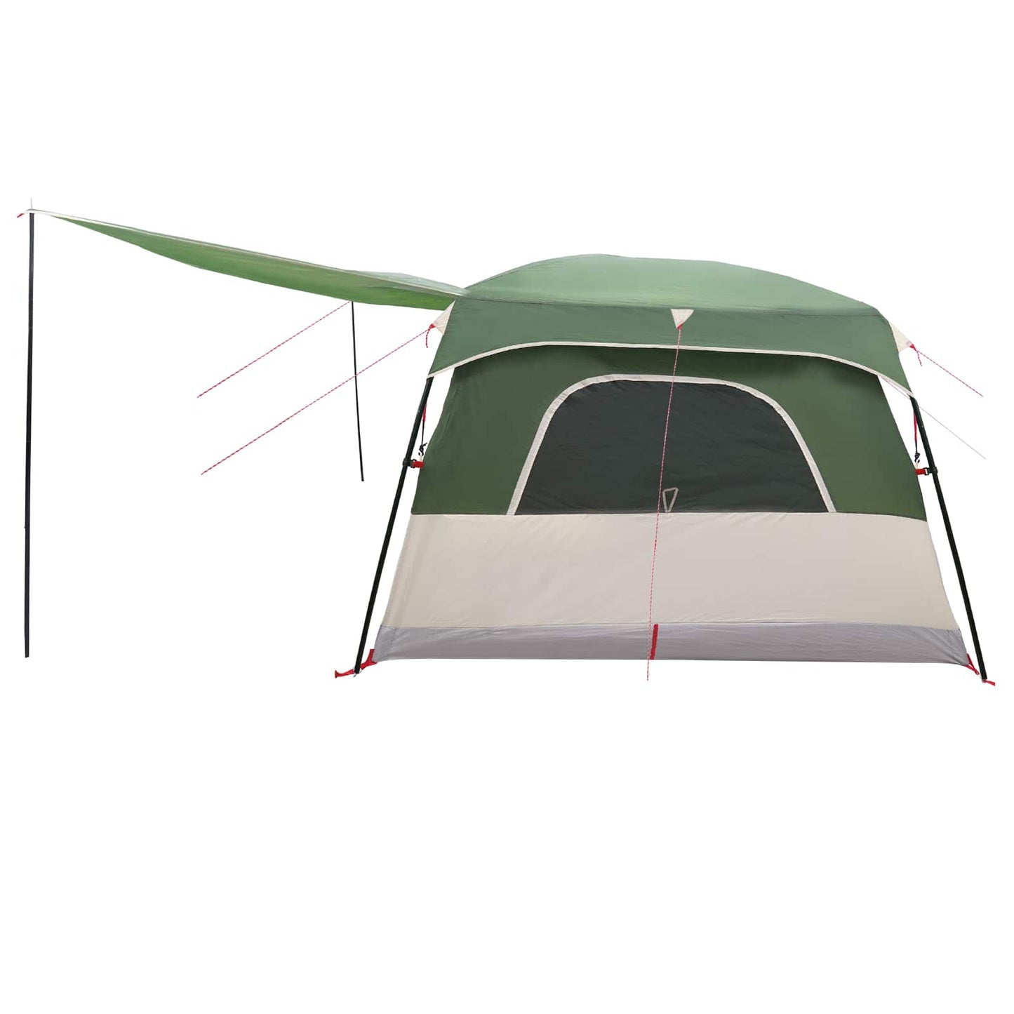 vidaXL Family Tent Green 500 x 400 x 230 cm Polyester and Steel