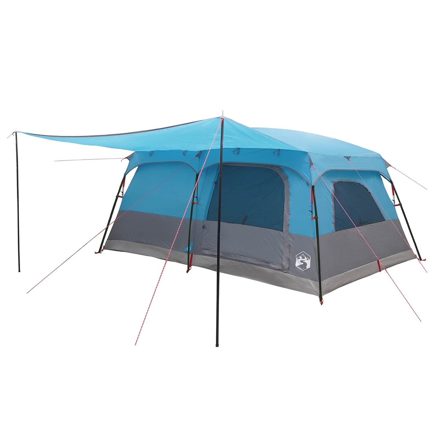 vidaXL Family Tent Blue 500 x 400 x 230 cm Polyester and Steel