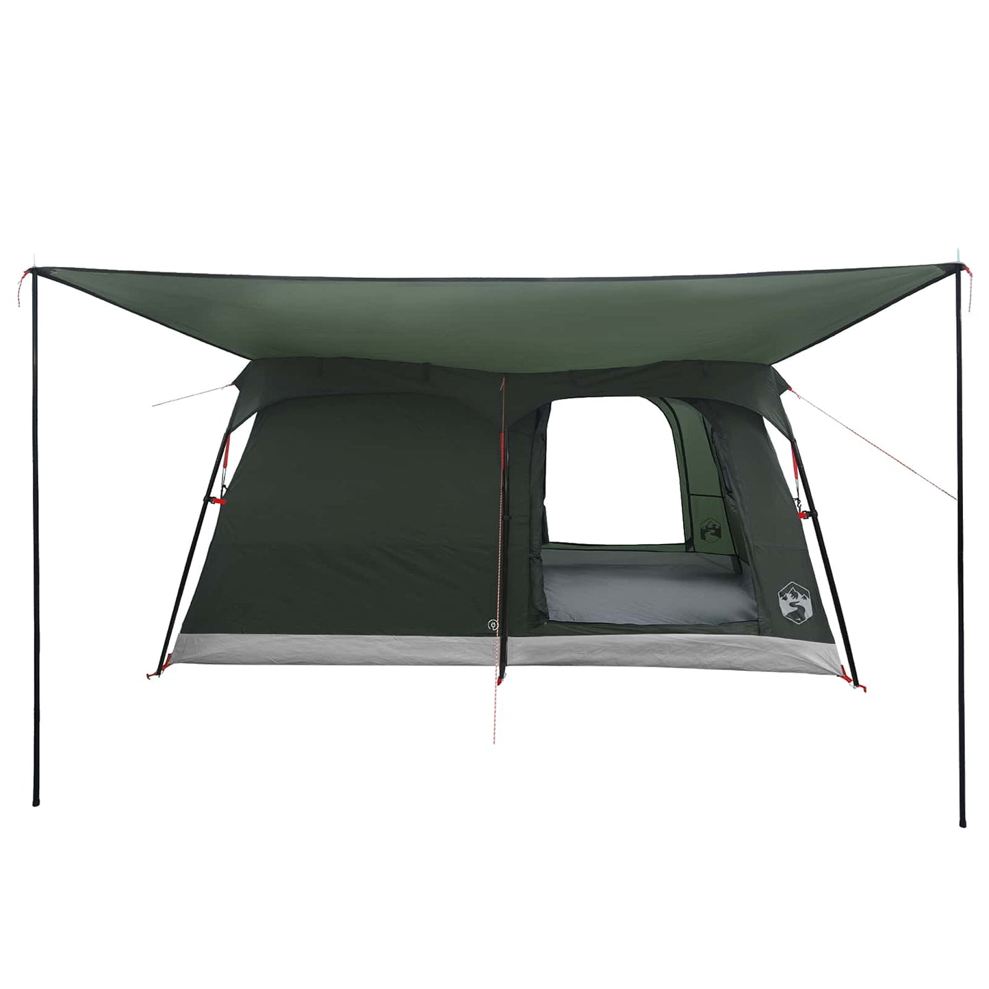 vidaXL Family Tent Army Green 500 x 400 x 230 cm Polyester and Steel
