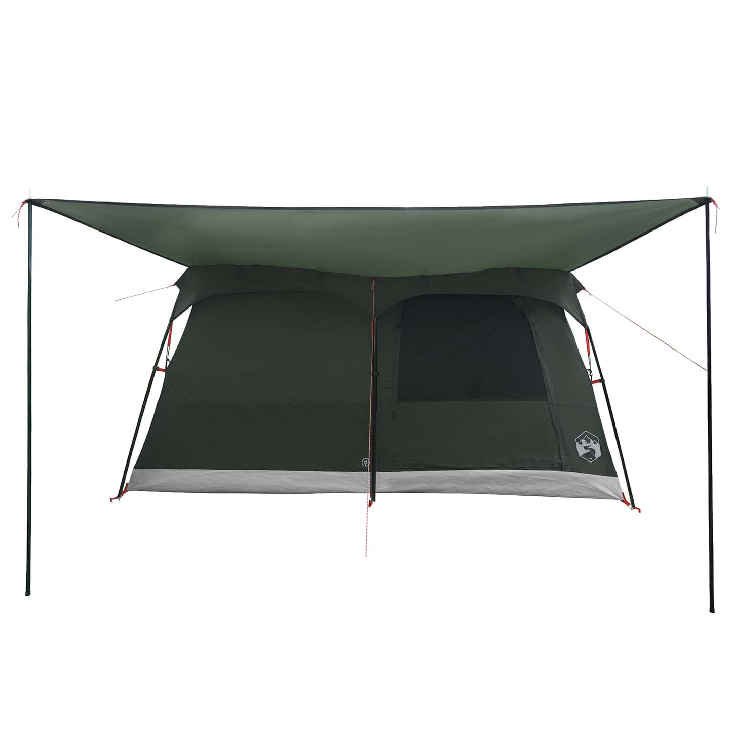 vidaXL Family Tent Army Green 500 x 400 x 230 cm Polyester and Steel