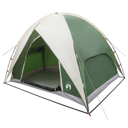 vidaXL Camping Tent with Rainfly Water-resistant Dome Green