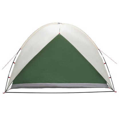 vidaXL Camping Tent with Rainfly Water-resistant Dome Green