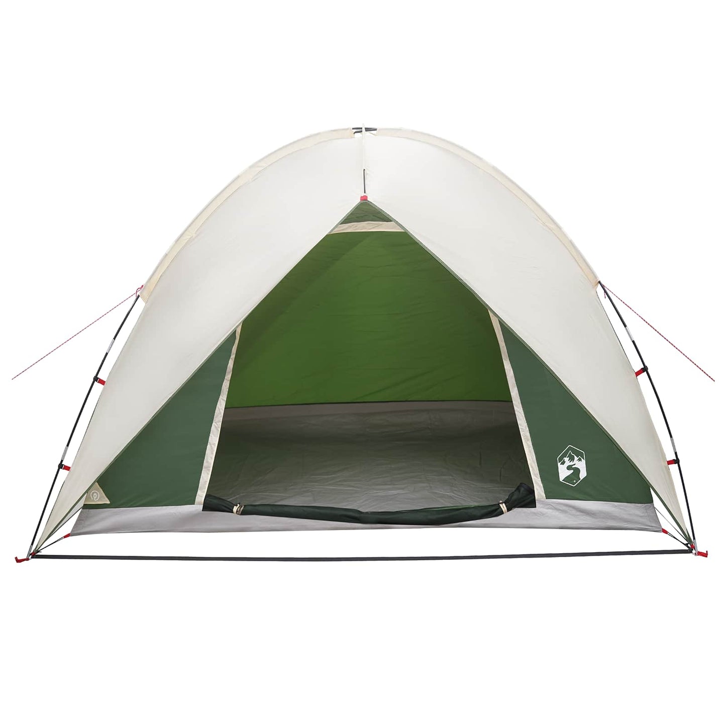 vidaXL Camping Tent with Rainfly Water-resistant Dome Green