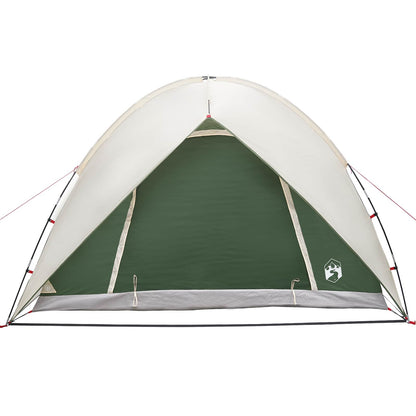 vidaXL Camping Tent with Rainfly Water-resistant Dome Green