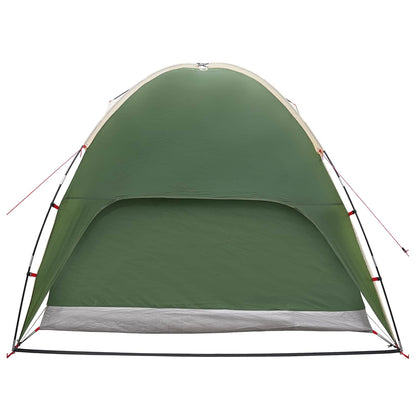 vidaXL Camping Tent with Rainfly Water-resistant Dome Green