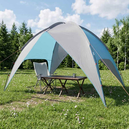 vidaXL Camping Tent with Rainfly Water-resistant Dome Blue