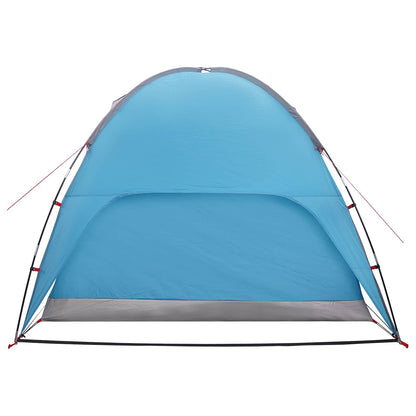 vidaXL Camping Tent with Rainfly Water-resistant Dome Blue