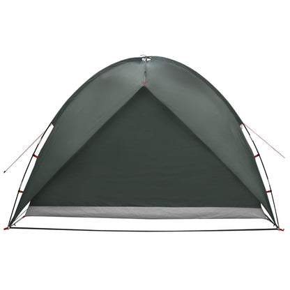 vidaXL Camping Tent with Rainfly Water-resistant Dome Army Green