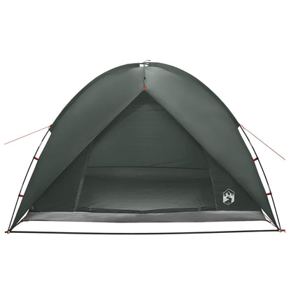 vidaXL Camping Tent with Rainfly Water-resistant Dome Army Green