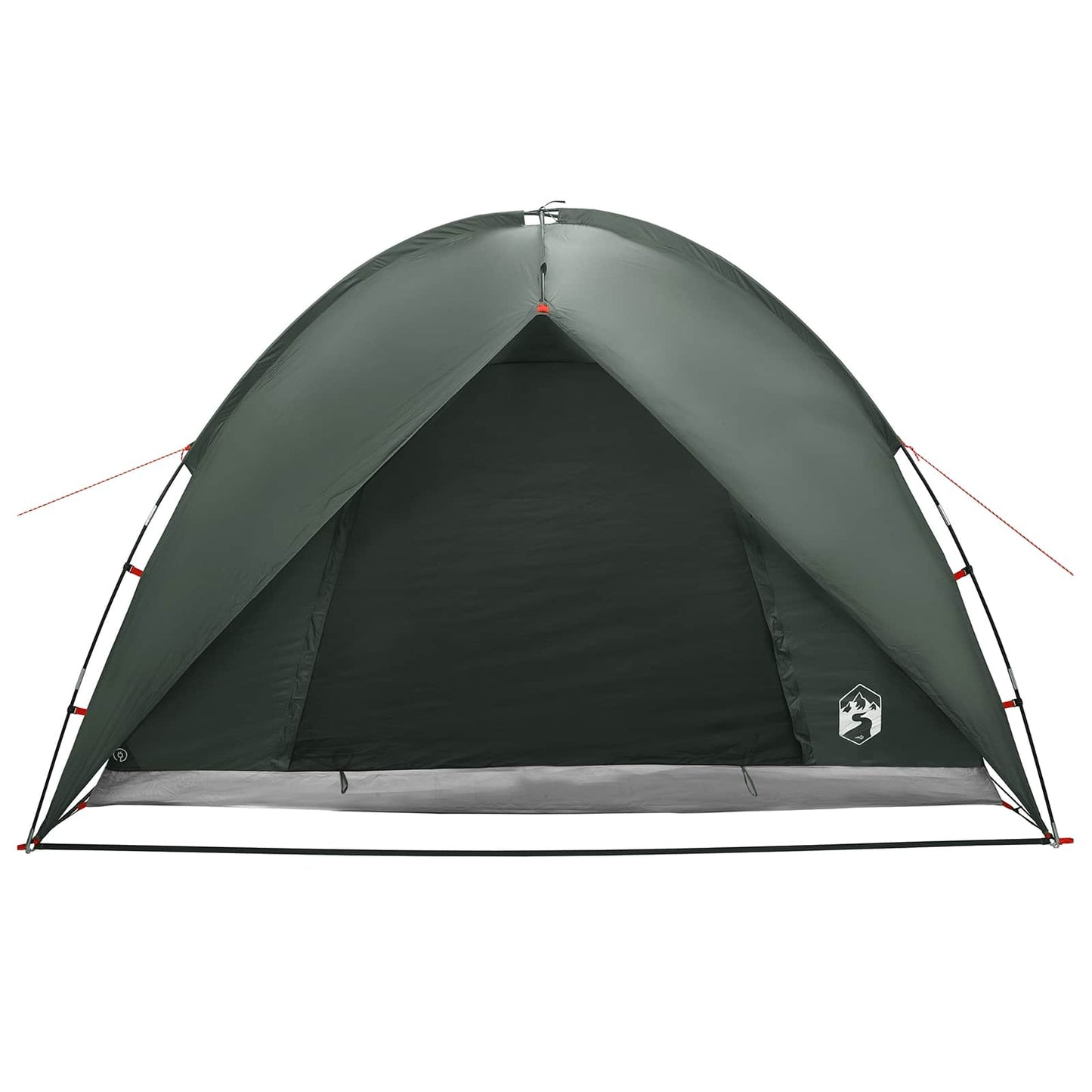 vidaXL Camping Tent with Rainfly Water-resistant Dome Army Green