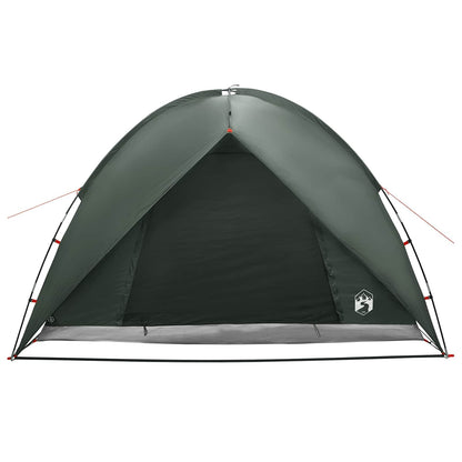 vidaXL Camping Tent with Rainfly Water-resistant Dome Army Green
