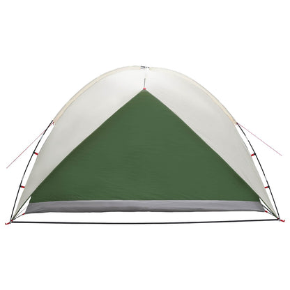 vidaXL Camping Tent with Rainfly Water-resistant Dome Green 4-Person