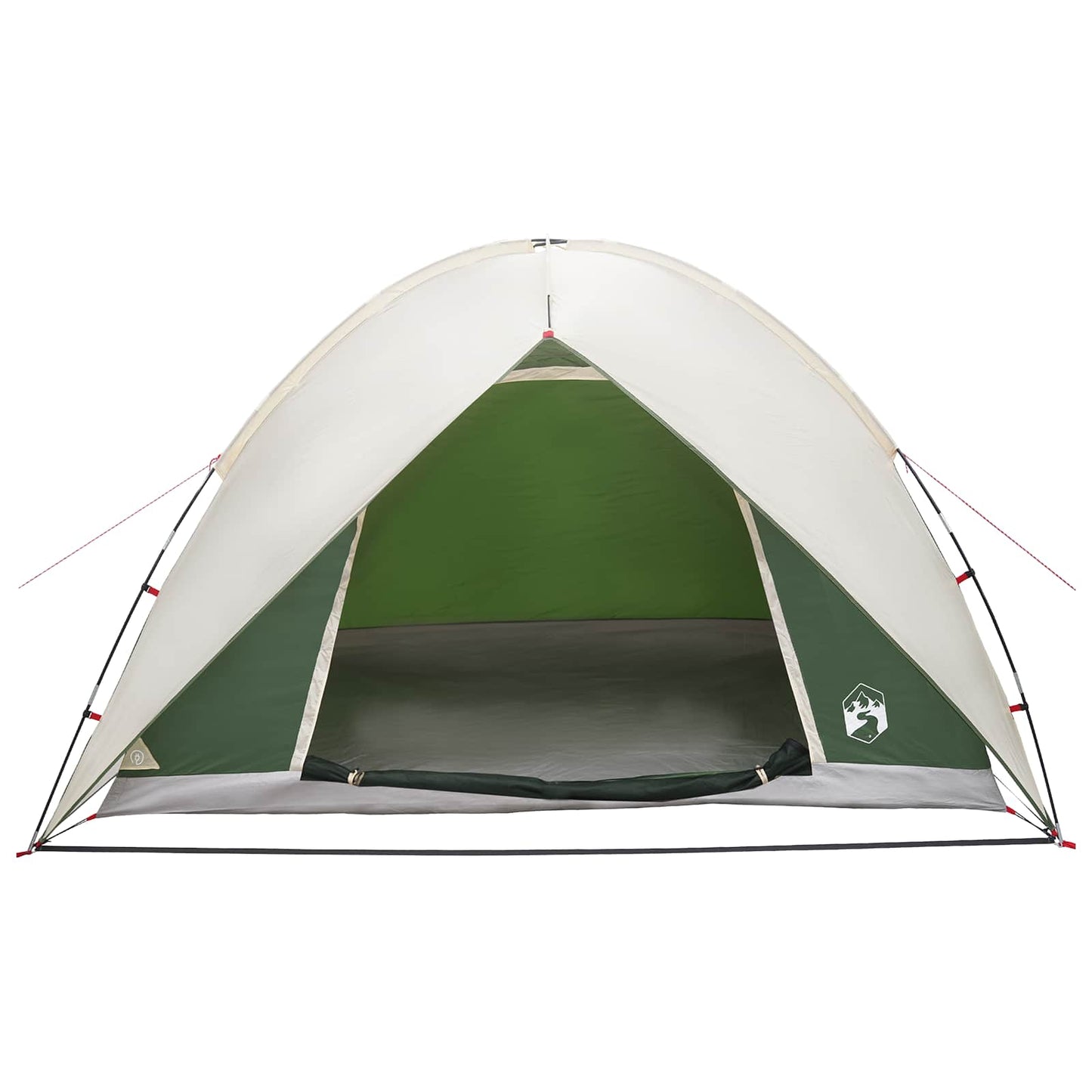 vidaXL Camping Tent with Rainfly Water-resistant Dome Green 4-Person