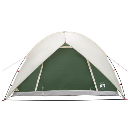 vidaXL Camping Tent with Rainfly Water-resistant Dome Green 4-Person