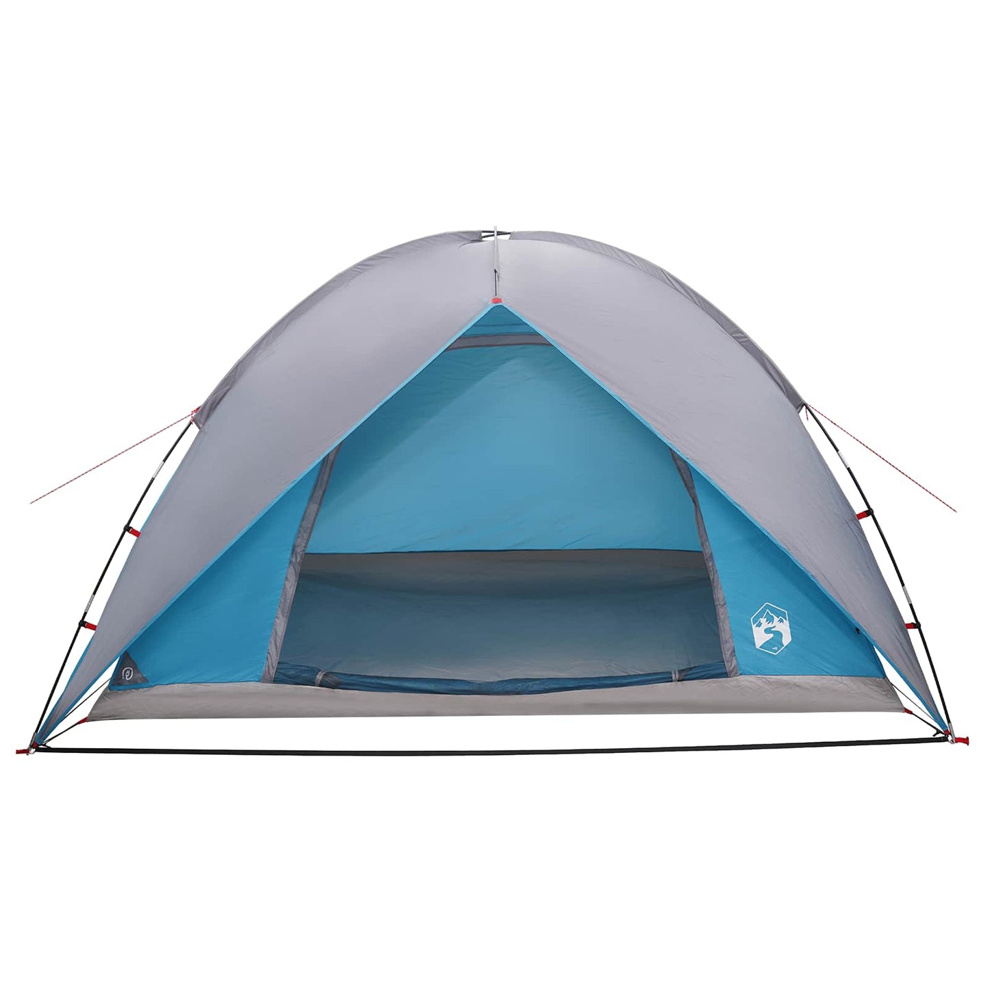 vidaXL Camping Tent with Rainfly Water-resistant Dome Blue