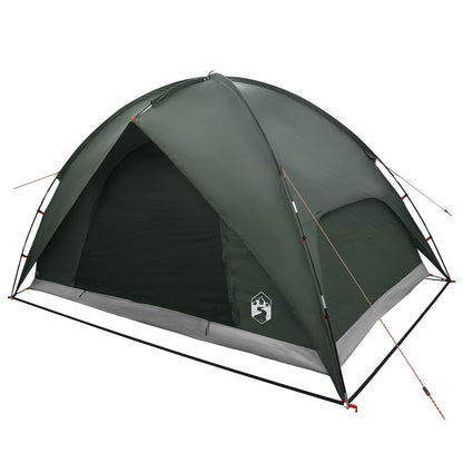 vidaXL Camping Tent with Rainfly Water-resistant Dome Army Green