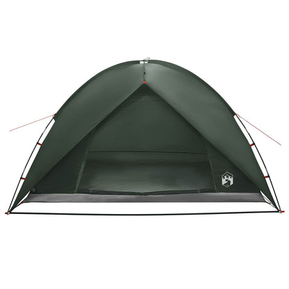 vidaXL Camping Tent with Rainfly Water-resistant Dome Army Green