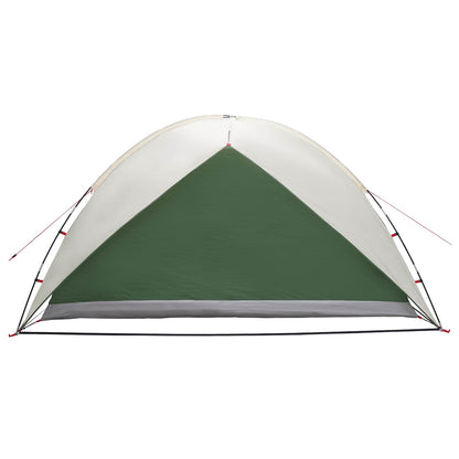 vidaXL Camping Tent with Rainfly Water-resistant Dome Green