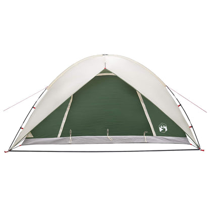 vidaXL Camping Tent with Rainfly Water-resistant Dome Green