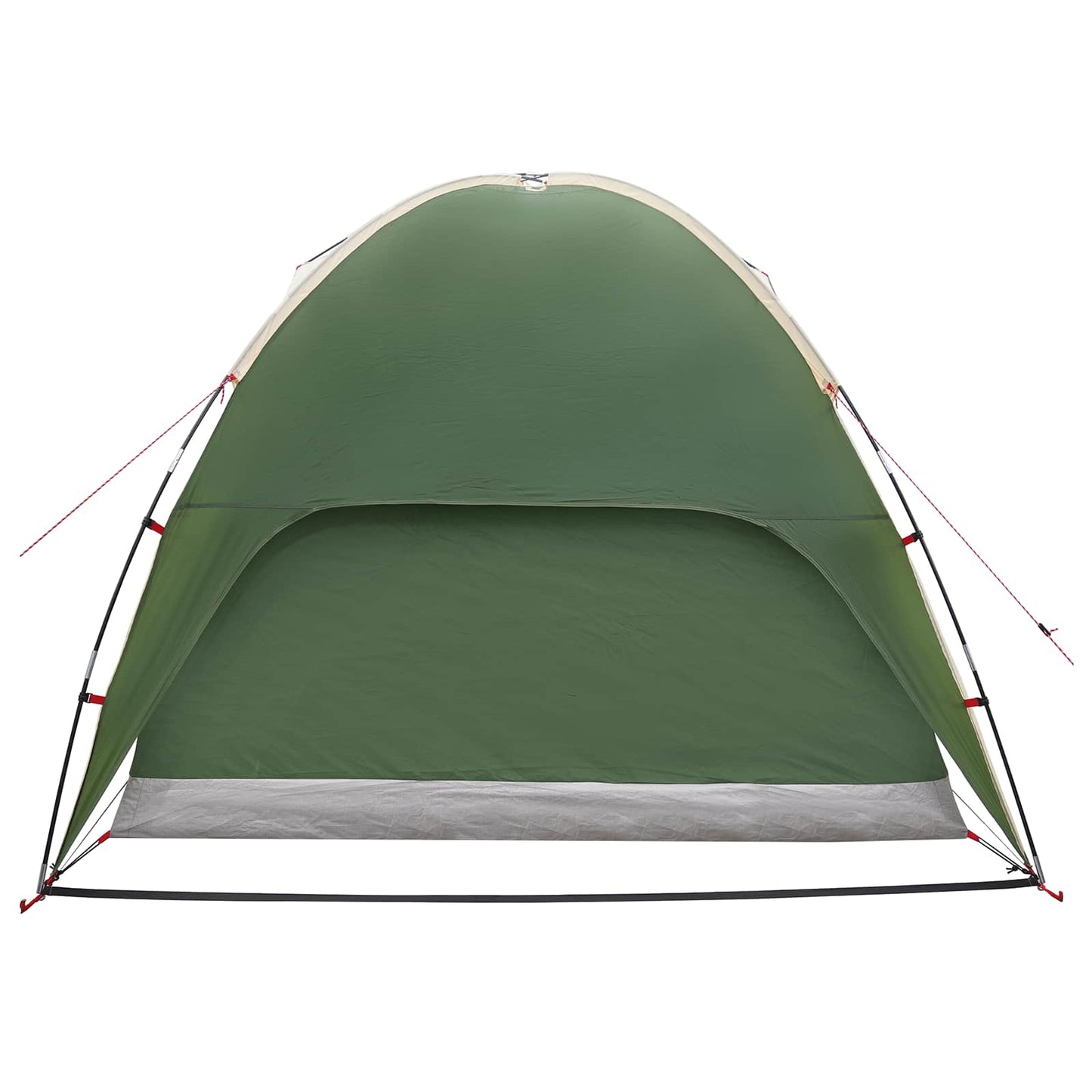vidaXL Camping Tent with Rainfly Water-resistant Dome Green
