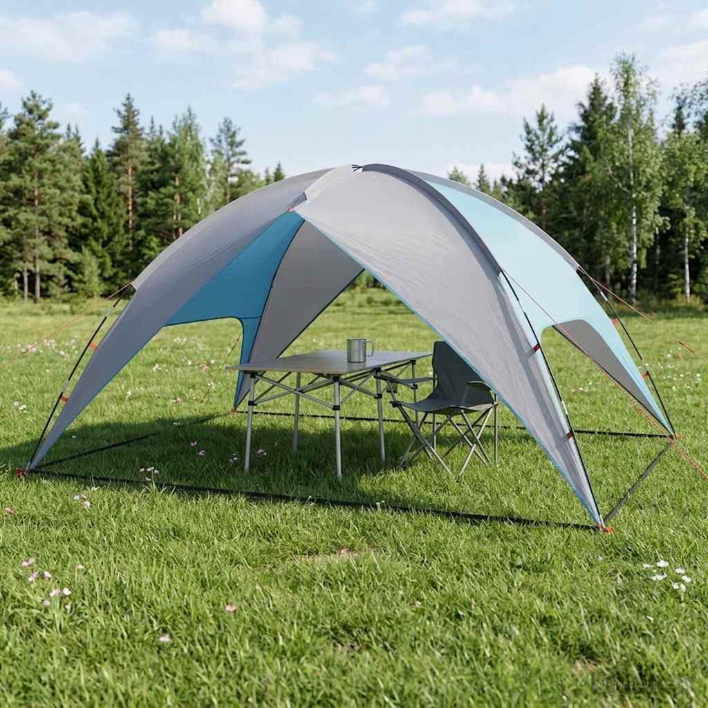 vidaXL Camping Tent with Rainfly Water-resistant Dome Blue
