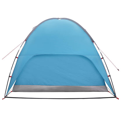 vidaXL Camping Tent with Rainfly Water-resistant Dome Blue