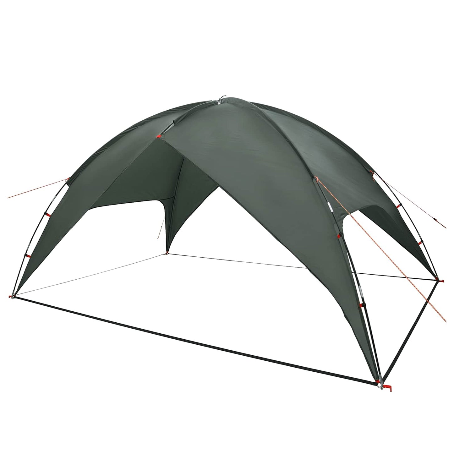 vidaXL Camping Tent with Rainfly Water-resistant Dome Army Green