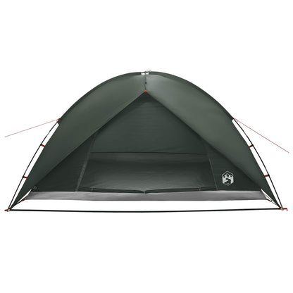 vidaXL Camping Tent with Rainfly Water-resistant Dome Army Green