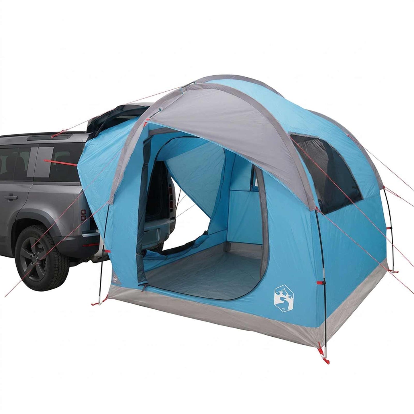 vidaXL Car Tent Blue 3-Person Polyester and Steel
