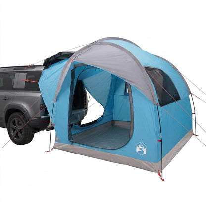 vidaXL Car Tent Blue 3-Person Polyester and Steel