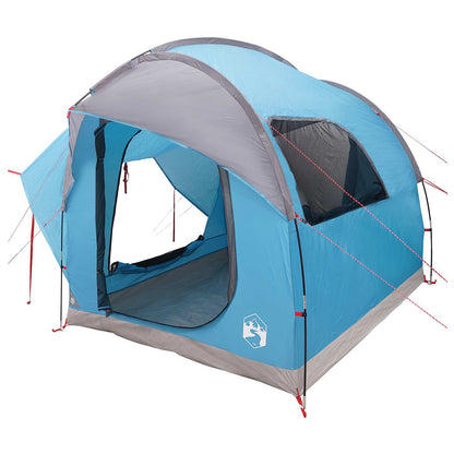 vidaXL Car Tent Blue 3-Person Polyester and Steel