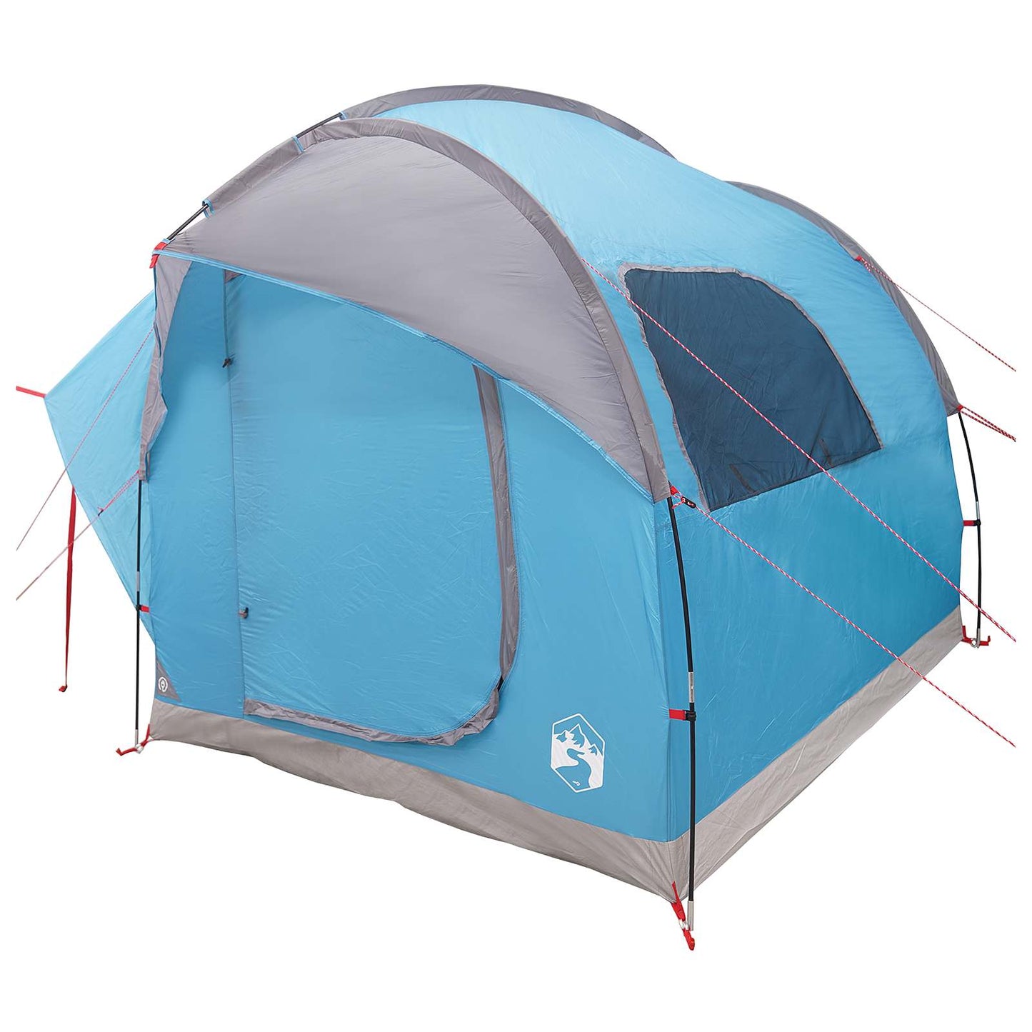 vidaXL Car Tent Blue 3-Person Polyester and Steel