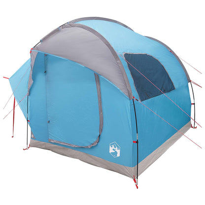 vidaXL Car Tent Blue 3-Person Polyester and Steel