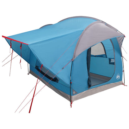 vidaXL Car Tent Blue 3-Person Polyester and Steel