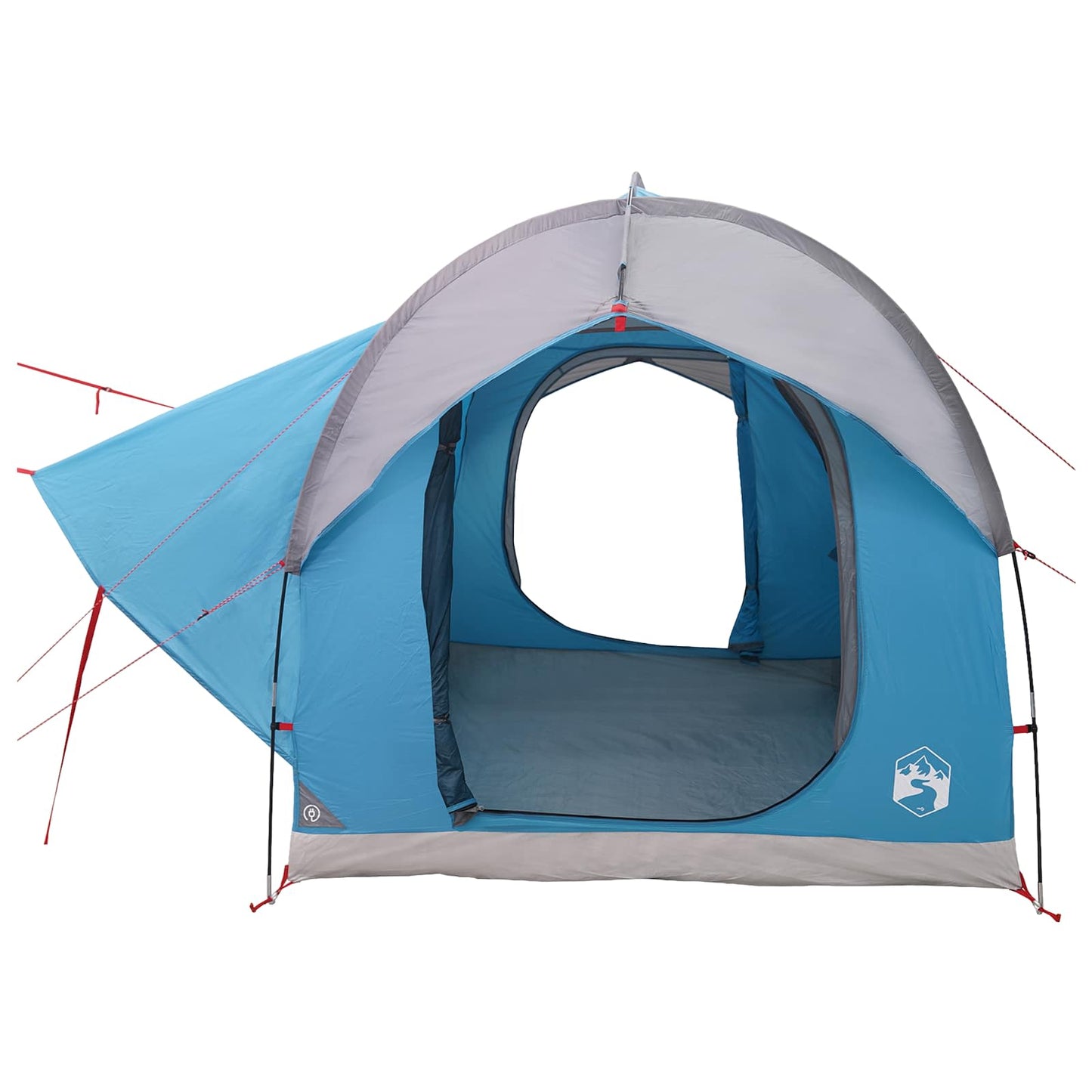 vidaXL Car Tent Blue 3-Person Polyester and Steel