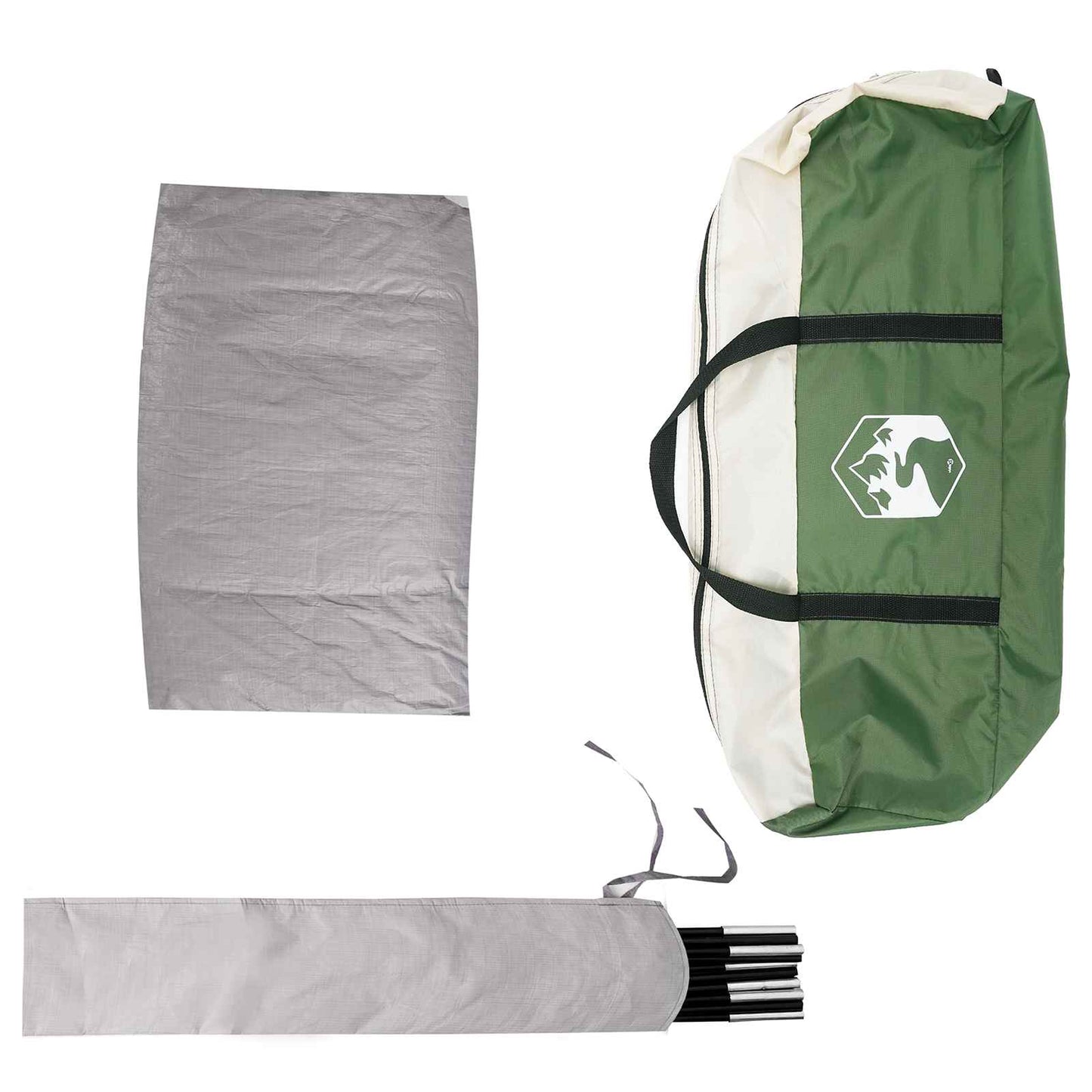 vidaXL Car Tent with Roof Green 200 x 170 x 170 cm Polyester and Steel