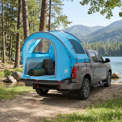 vidaXL Car Tent with Roof Blue 200 x 170 x 170 cm Polyester and Steel